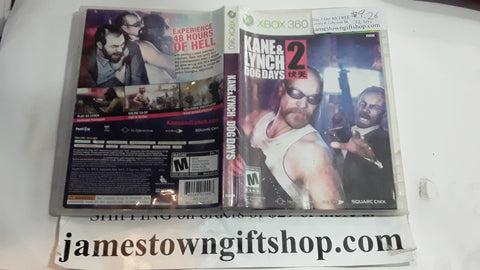 Kane & Lynch 2 Dog Days Used Xbox 360 Video Game