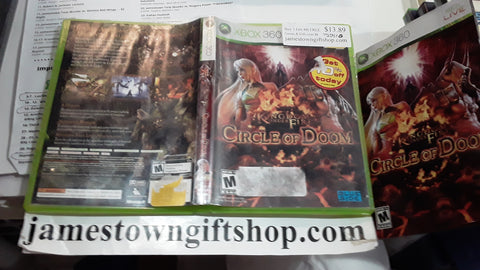 Kingdom of Fire Circle of Doom Used Original Xbox Video Game