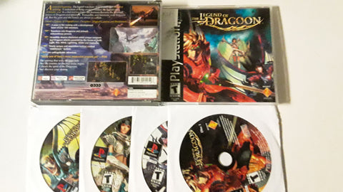 Legend of Dragoon Black Label Used Playstation 1 Video Game