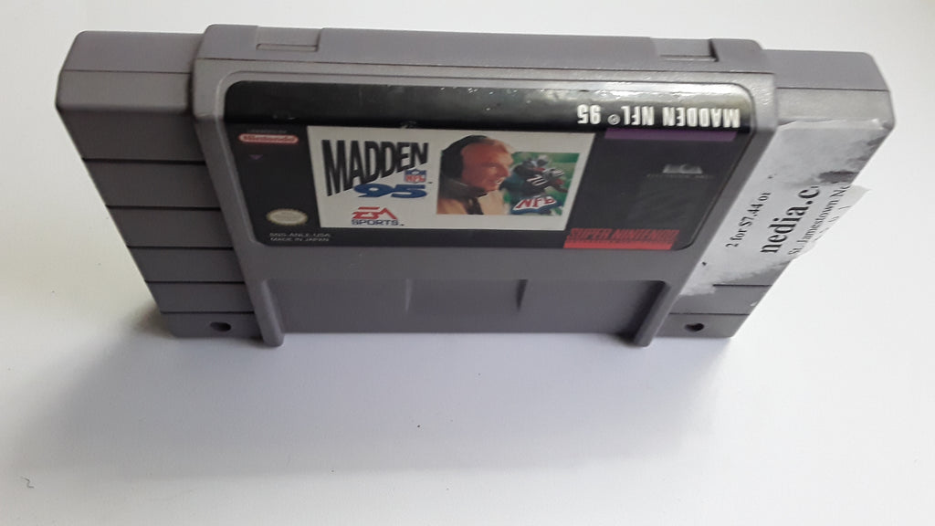 NCAA Football Madden NFL 95 Bundle (Super Nintendo Snes) ~Authentic~  Working!