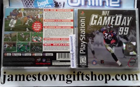 NFL Gameday 99 Used Playstation 1 1999 Football Video Game