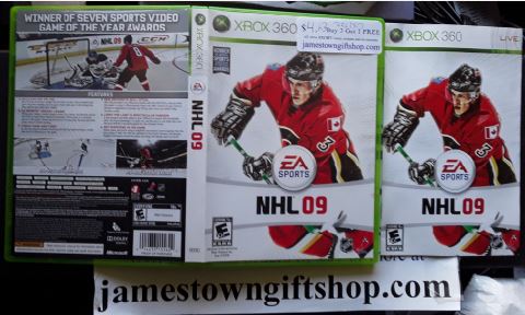 NHL 09 Hockey 2009 Used Xbox 360 Video Game