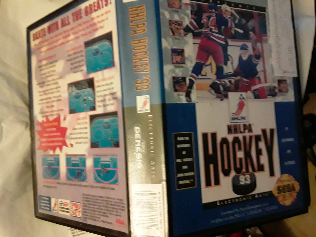 NHLPA Hockey '93 - Sega Genesis