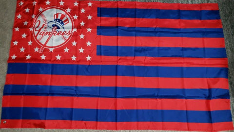 New York Yankees MLB Blue & Red Stars & Stripes 3x5 Flag