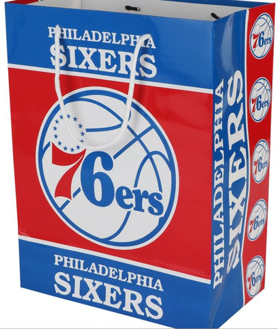 Philadelphia 76ers NBA 9.75x7.75x4.75 Gift Bag