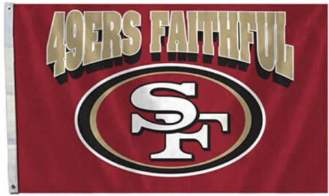 San Francisco 49ers Faithful 3x5 NFL Flag