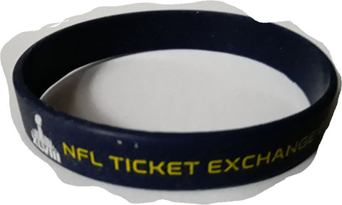 Seattle Seahawks vs. Denver Broncos Super Bowl XVLIII NFL Silcone Rubber Bracelet