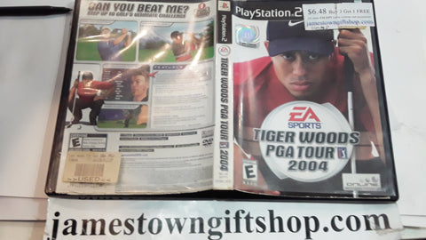 Tiger Woods PGA Tour Golf 2004 USED PS2 Video Game