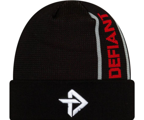 Toronto Defiant New Era Overwatch League Cuffed Knit Black Hat