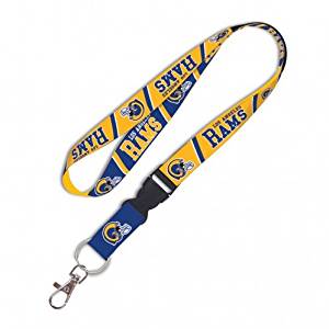 Los Angeles Rams NFL Vintage St. Louis Logo Lanyard Retro Keychain