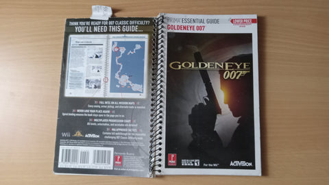 007 Golden Eye Prima Essential Strategy Guide Wii