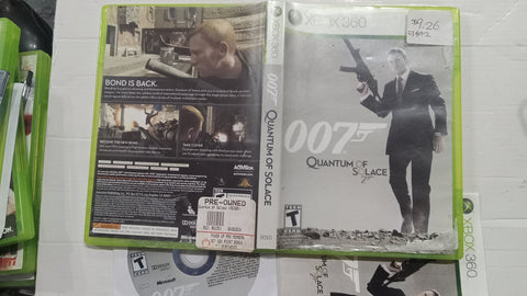 007 Quantum of Solace Used Xbox 360 Video Game