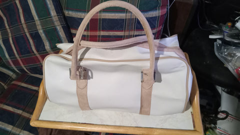 17 Inch Handbag USED Zippered Satchel Bag