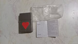 2006 Limited Edition Lighter Silver with Hearts Playing Cards Suit