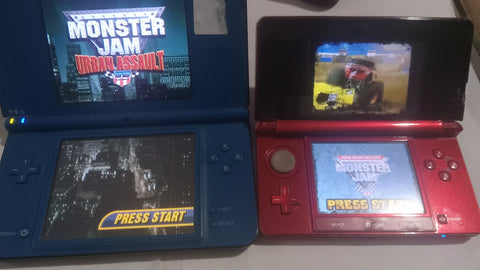 2 DS Game Lot Monster Jam + Urban Assault Tested Nintendo DS Video Game BUNDLE