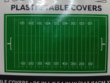 2 Pack Table Cloths Football Field 54x96 Plastic NFL Tailgating