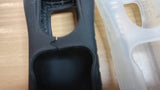 2 Wii Remote Silicone Sleeve Lot Clear + Black (torn) Controller Grip