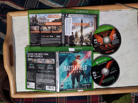 2 Xbox Games Lot Tom Clancy The Division 2 + Battlefield 2042 Bundle