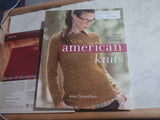 3 Book Lot New American Knits + Felted Quilts + Knitted Cushions Bundle