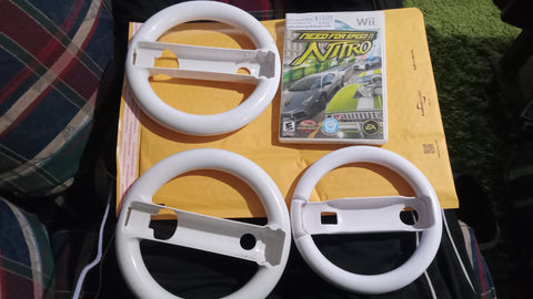 3 Wheels + Need For Speed Nitro Tested Nintendo Wii Video Game