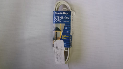 6 Feet 3 Outlet Extension Cord Bright-Way Brand New EE6WN