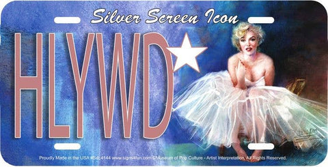 Marilyn HLYWD - License Plate