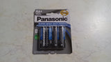 AA Panasonic Batteries 4 Pack