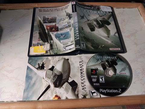 Ace Combat 5 Unsung War PS2 Complete Tested Playstation 2 Video Game
