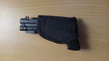 Gun Pistol Grip All Black 9" Spring Assisted Folding Pocket Knife