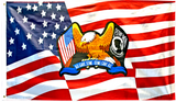 American Eagle P.O.W. 3x5 Feet Flag U.S.A.