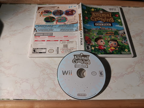 Animal Crossing City Folk Tested Nintendo Wii Video Game