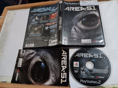 Area 51 PS2 Tested COMPLETE Playstation 2 Video Game