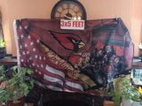 Arizona Cardinals Stars & Stripes & Steroids NFL 3X5 Feet Flag Banner