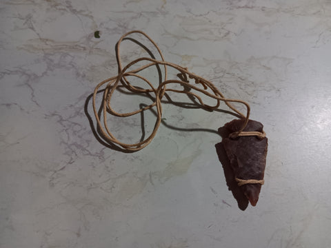 Arrowhead Necklace Adjustable Rope