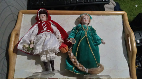 Avon Fairy Tale Series Dolls Bundle Red Riding Hood & Rapunzel