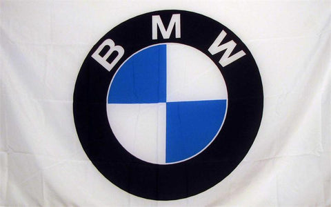 BMW Automobile 3x5 Flag White