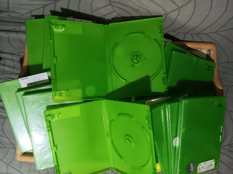 BOX ONLY 19 Original Xbox EMPTY Game Cases Replacement