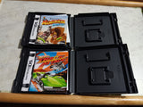 BOX ONLY 2 Nintendo DS EMPTY Game Cases for Hot Wheel Madagascar NO GAMES