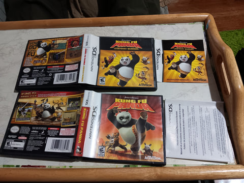 BOX ONLY 2 Nintendo DS EMPTY Game Cases for Kung Fu Panda NO GAMES