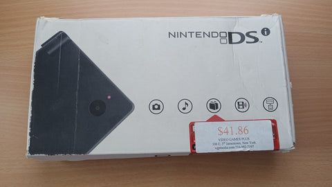 BOX ONLY DSi Black Console PACKAGING ONLY