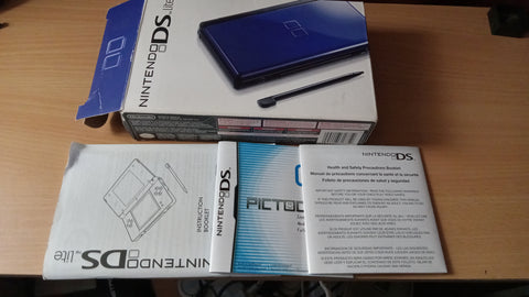 BOX ONLY DS-Lite Blue Console PACKAGING ONLY
