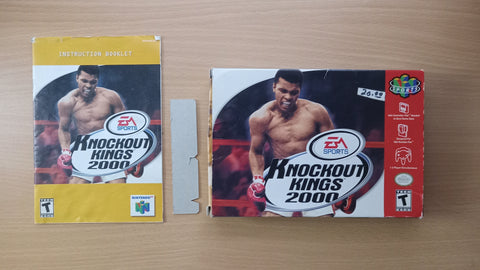 BOX ONLY Knockout Kings 200 N64 Replacement ORIGINAL Box NO GAME CARTRIDGE