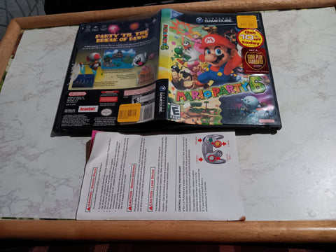 BOX ONLY Mario Party 6 Replacement Original Packing Only