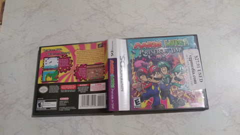 BOX ONLY Mario & Luigi Partners In Time ORIGINAL Replacement NO GAME