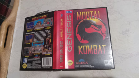 BOX ONLY Mortal Kombat 1 Genesis ORIGINAL Replacement NO GAME