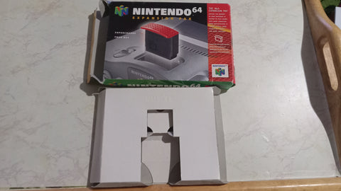 BOX ONLY N64 Expansion Pak Original Nintendo 64 NO Expansion Pack