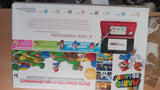 BOX ONLY Nintendo 3DS Flame Red Mario 3D Land Replacement Console PACKAGING ONLY