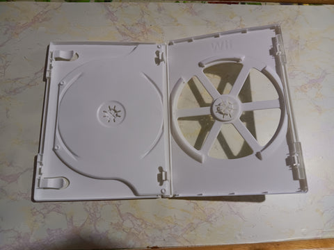 BOX ONLY OEM 2 Disk Double Nintendo Wii Empty Case NO GAME