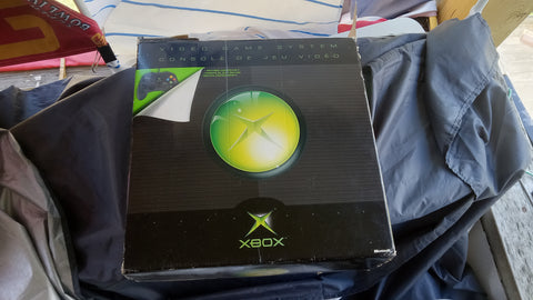 BOX ONLY Original Xbox Console Hollow System Box Packaging