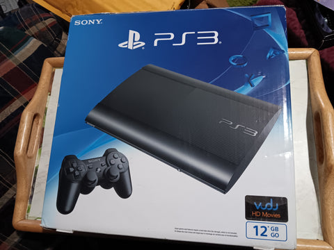 BOX ONLY PS3 12GB Super Slim Console Original BOX ONLY